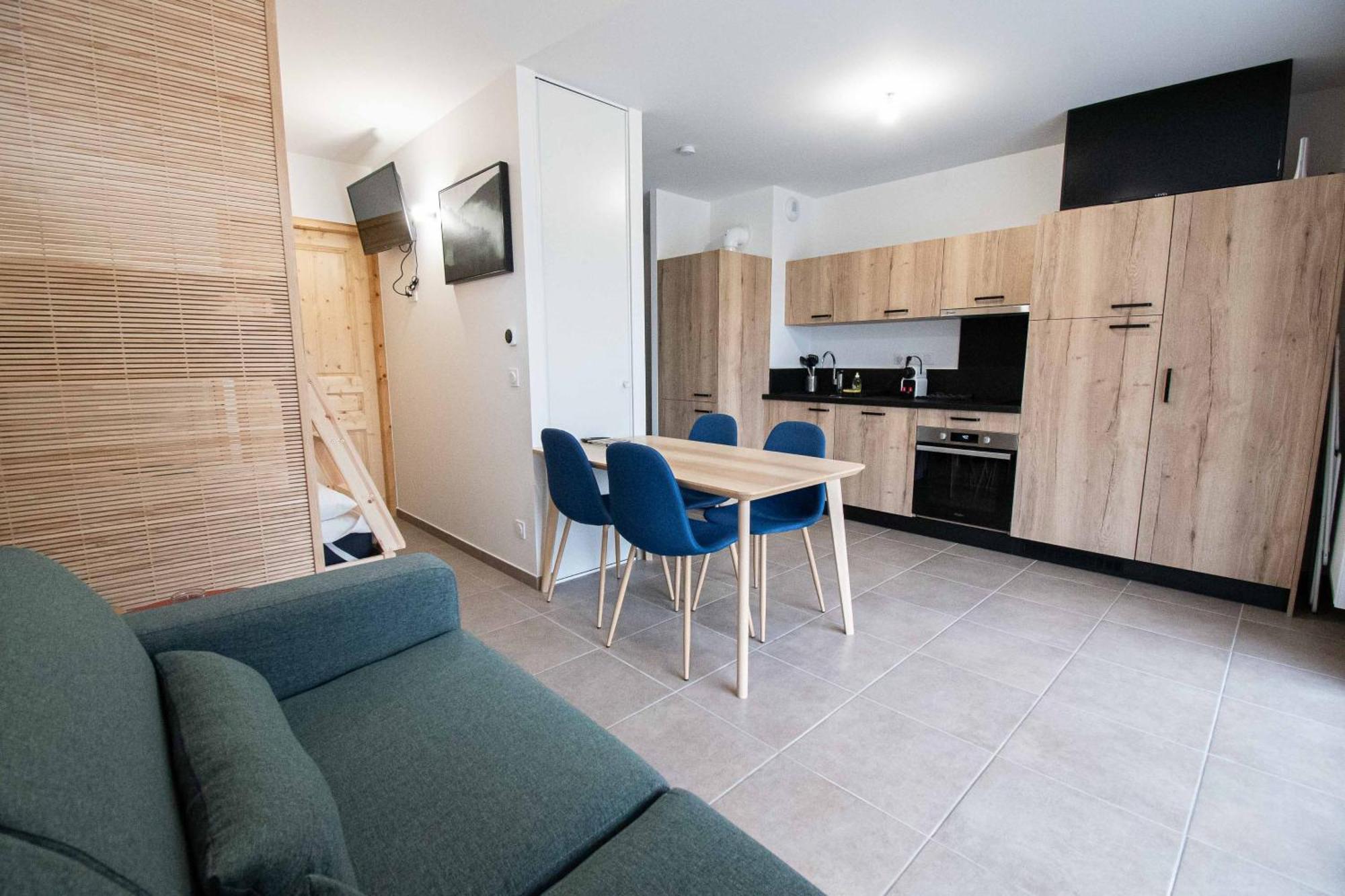 Dans Residence Neuve Le Snow Roc Sur Les Pistes, Grand Studio Cosy 5 Pers Avec Terrasse Panoramique, Sauna, Wifi Saint-Jean-dʼAulps Dış mekan fotoğraf