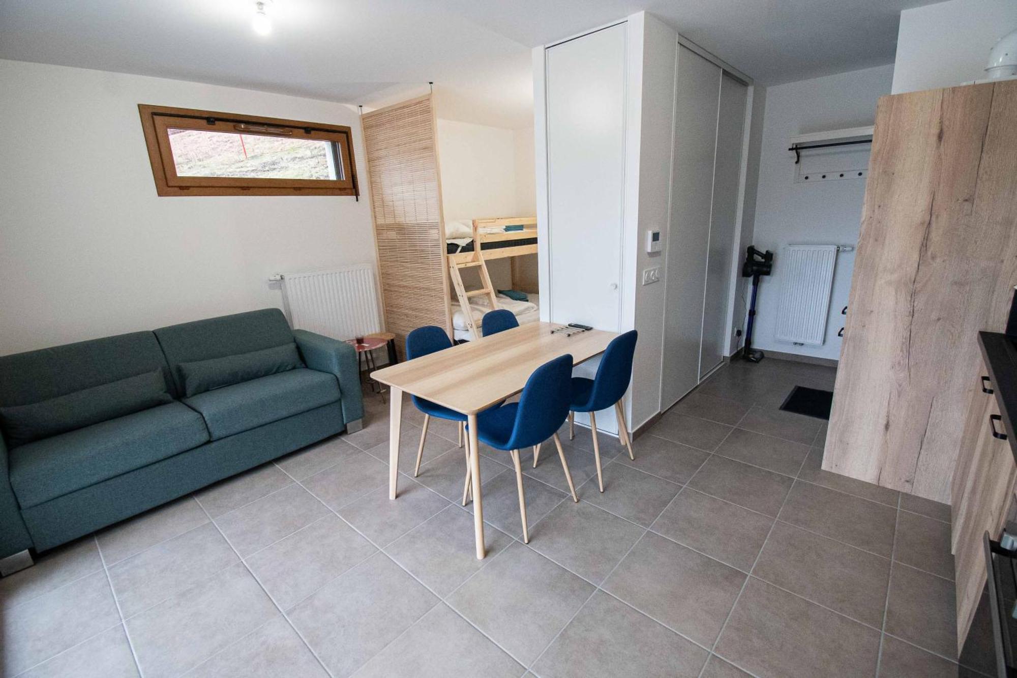 Dans Residence Neuve Le Snow Roc Sur Les Pistes, Grand Studio Cosy 5 Pers Avec Terrasse Panoramique, Sauna, Wifi Saint-Jean-dʼAulps Dış mekan fotoğraf