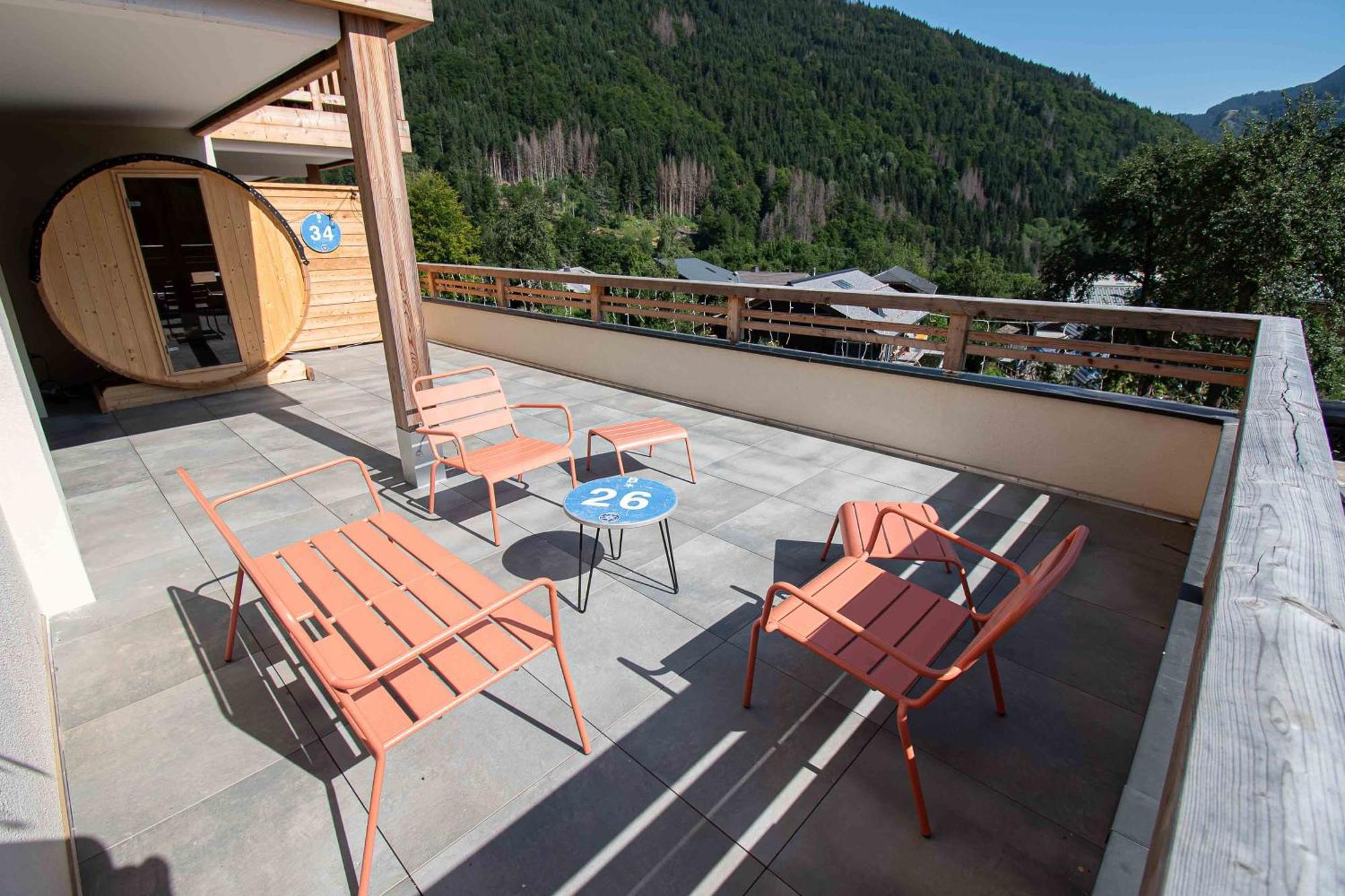 Dans Residence Neuve Le Snow Roc Sur Les Pistes, Grand Studio Cosy 5 Pers Avec Terrasse Panoramique, Sauna, Wifi Saint-Jean-dʼAulps Dış mekan fotoğraf
